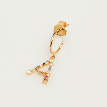 Load image into Gallery viewer, Letter A earrings