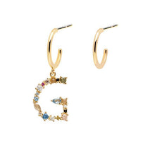 Load image into Gallery viewer, Letter G earrings