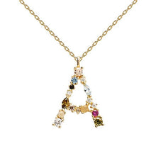 Load image into Gallery viewer, Letter A necklace