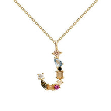 Load image into Gallery viewer, Letter J necklace