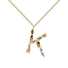 Load image into Gallery viewer, Letter K necklace