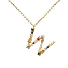 Load image into Gallery viewer, Letter W necklace