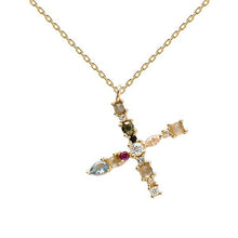 Load image into Gallery viewer, Letter X necklace