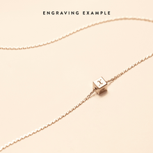 Load image into Gallery viewer, Dice Gold Bracelet
