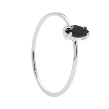 Load image into Gallery viewer, Black India Silver Ring
