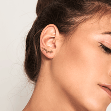 Load image into Gallery viewer, Safari gold earrings
