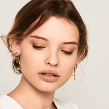 Load image into Gallery viewer, Valentina gold earrings
