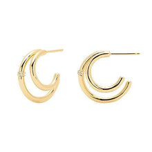 Load image into Gallery viewer, Solstice Gold Earrings
