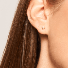 Load image into Gallery viewer, Solitary Mini Pearl Earrings
