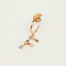Load image into Gallery viewer, Letter F earrings
