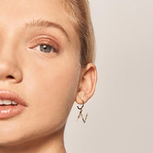 Load image into Gallery viewer, Letter N earrings
