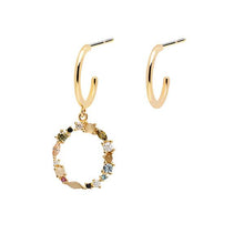 Load image into Gallery viewer, Letter O earrings
