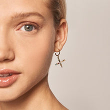 Load image into Gallery viewer, Letter X earrings
