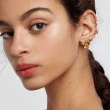 Load image into Gallery viewer, Fleur Gold Earrings
