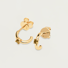 Load image into Gallery viewer, Olive Solitary Earrings Gold
