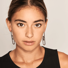 Load image into Gallery viewer, Muze silver earrings
