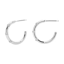 Load image into Gallery viewer, Horizon Silver Earrings
