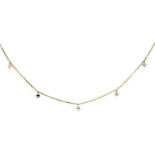 Load image into Gallery viewer, Navy Gold Necklace
