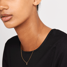 Load image into Gallery viewer, Peach Asana Gold Necklace
