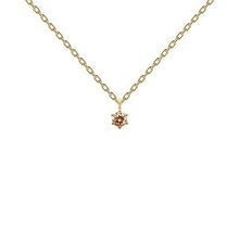 Load image into Gallery viewer, Champagne Solitary Necklace Gold
