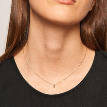 Load image into Gallery viewer, Lavender Solitary Necklace Gold
