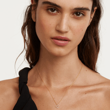 Load image into Gallery viewer, White Heart Necklace Gold
