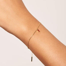 Load image into Gallery viewer, Cherry Asana gold Bracelet
