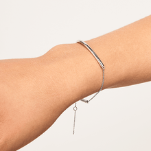 Load image into Gallery viewer, Alpha Silver Bracelet
