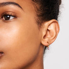 Load image into Gallery viewer, Purple Alia Gold earrings

