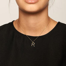 Load image into Gallery viewer, Letter R necklace
