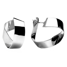 Load image into Gallery viewer, Gravity silver earrings

